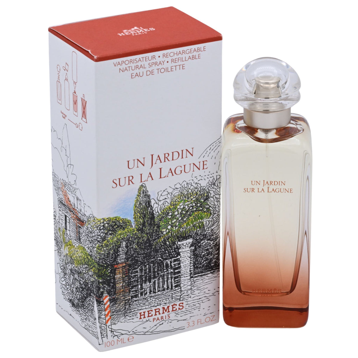Un Jardin Sur La Lagune by Hermes for unisex EDT 3.3 / 3.4 oz New in Box 3346133600050