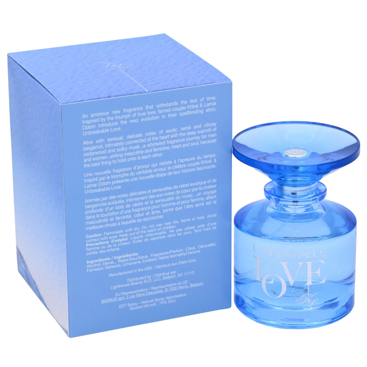UNBREAKABLE LOVE Khloe and Lamar 3.3 / 3.4 oz. edt Pefume for Women New In Box 049398961036