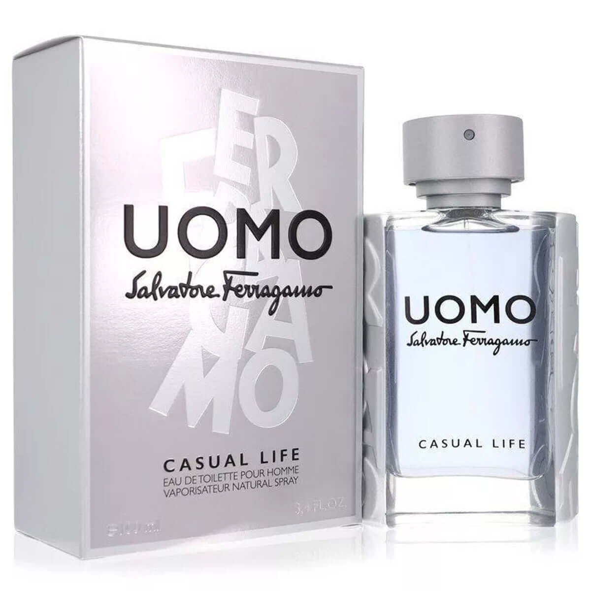 Uomo Casual Life by Salvatore Ferragamo cologne men EDT 3.3 / 3.4 oz New in Box 8052086372979