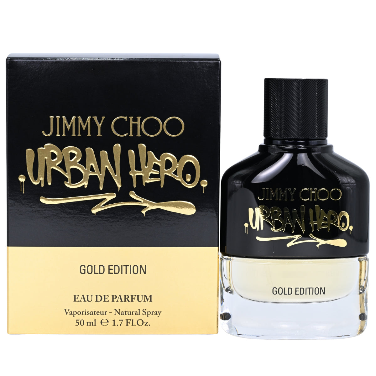 Urban Hero Gold Edition by Jimmy Choo for men EDP 1.7 oz New in Box 3386460127073