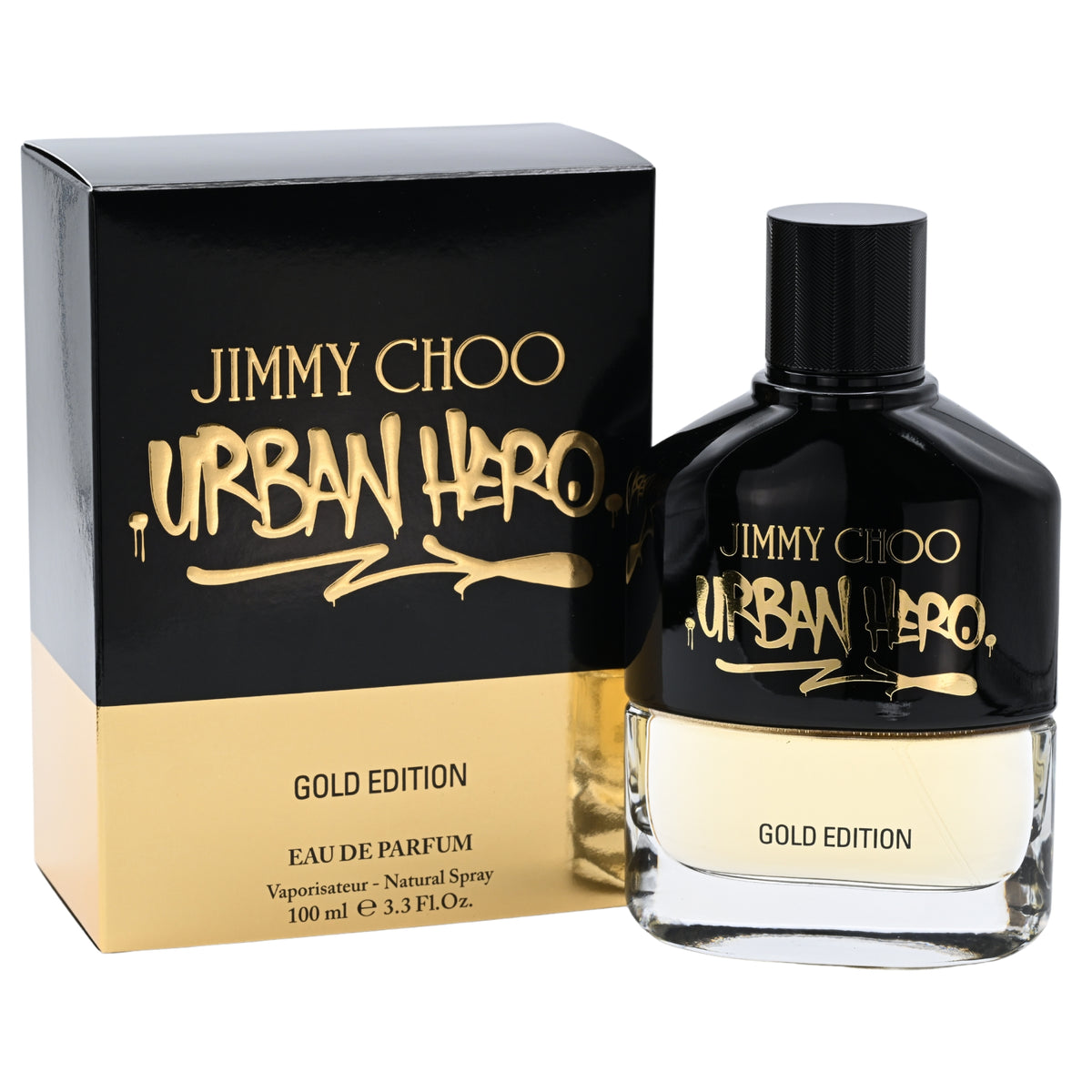 Urban Hero Gold Edition by Jimmy Choo for men EDP 3.3 / 3.4 oz New in Box 3386460127066