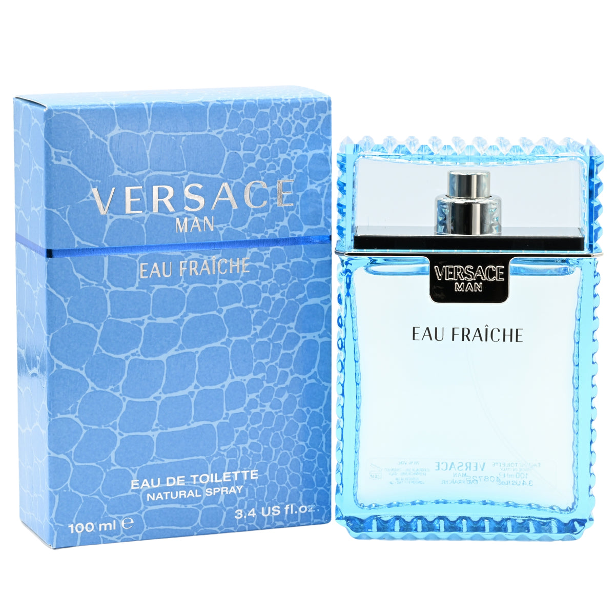 VERSACE EAU FRAICHE by Versace Cologne for Men EDT 3.3 / 3.4 oz New in Box 8018365500037