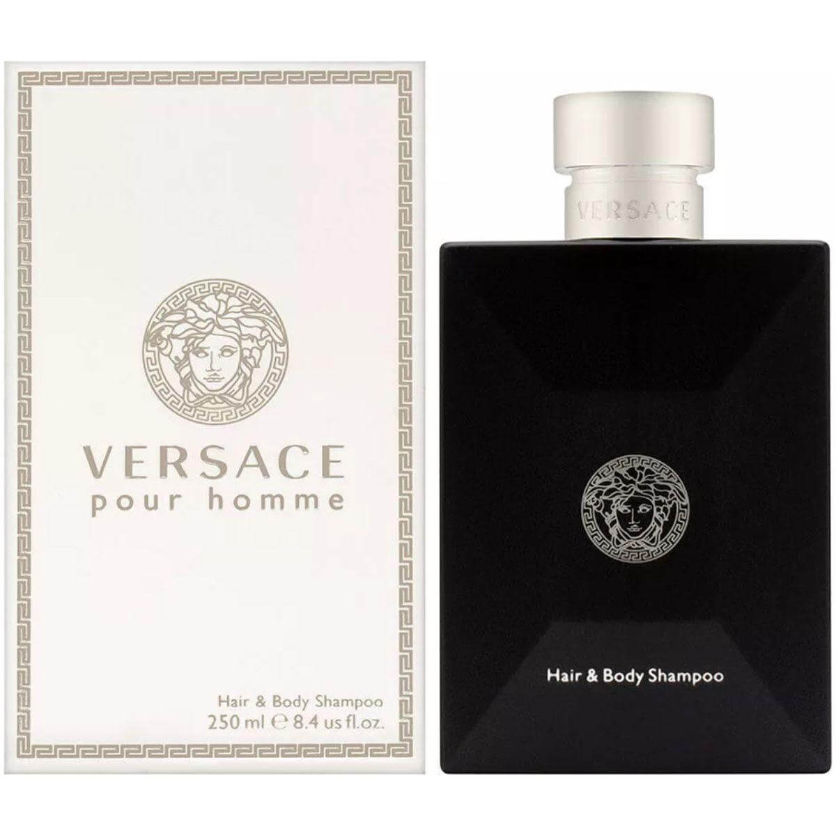 Versace Pour Homme by Gianni Versace hair & body shampoo 8.4 oz New in Box 8011003996018