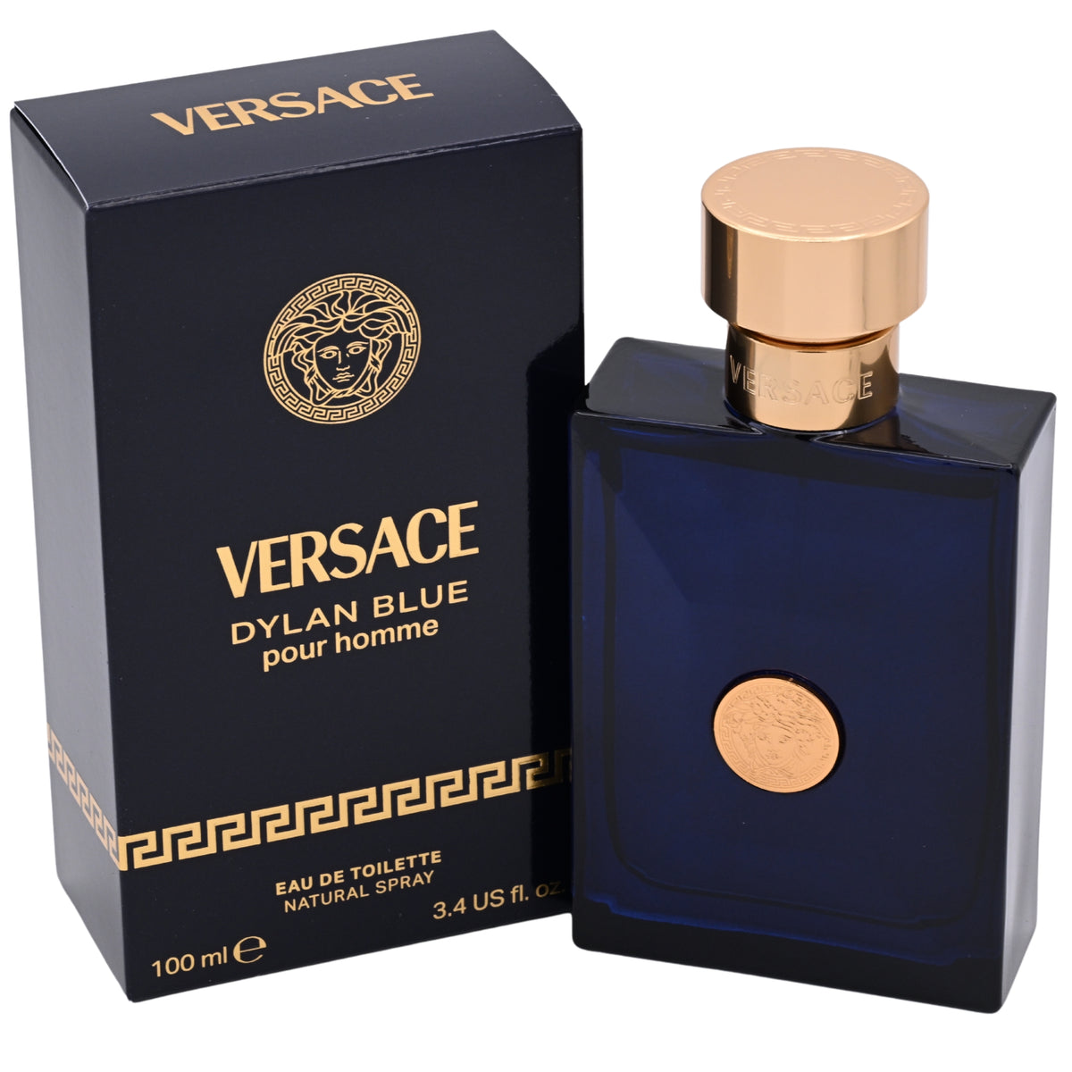 Versace Pour Homme Dylan Blue by Versace for Men EDT 3.3 / 3.4 oz New in Box 8011003825745