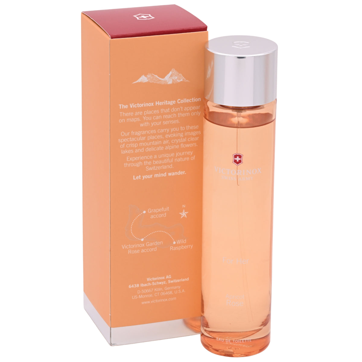 Victorinox Swiss Army Apricot Rose Eau de Toilette (EDT) Spray for Women 3.4 oz by Victorinox 7611160236654