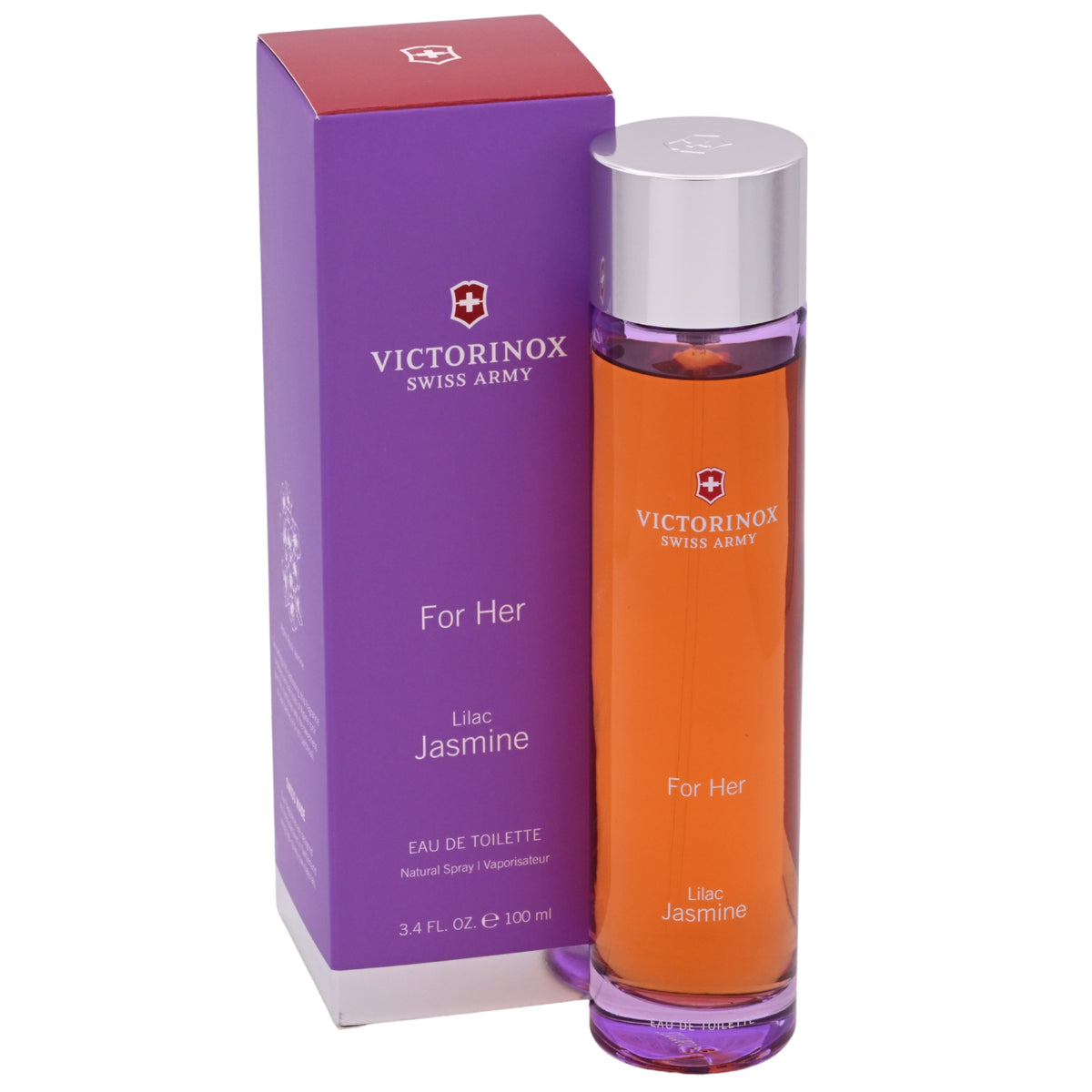 Victorinox Swiss Army For Her Lilac Jasmine Eau de Toilette (EDT) Spray for Women 3.4 oz 7611160236661