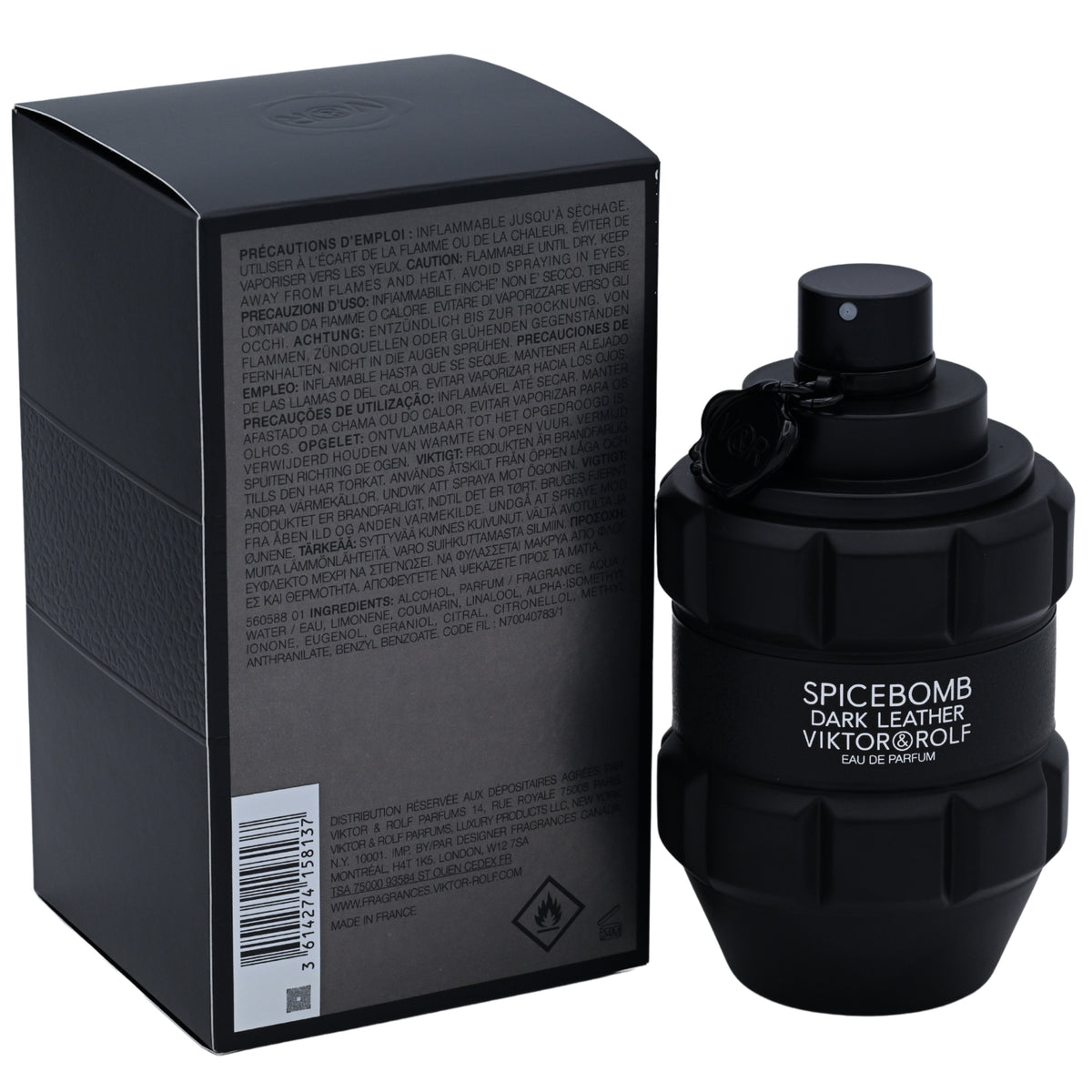 Viktor & Rolf Spicebomb Dark Leather Eau de Parfum Spray for Men 5.07 oz (150 ml) 3614274158137