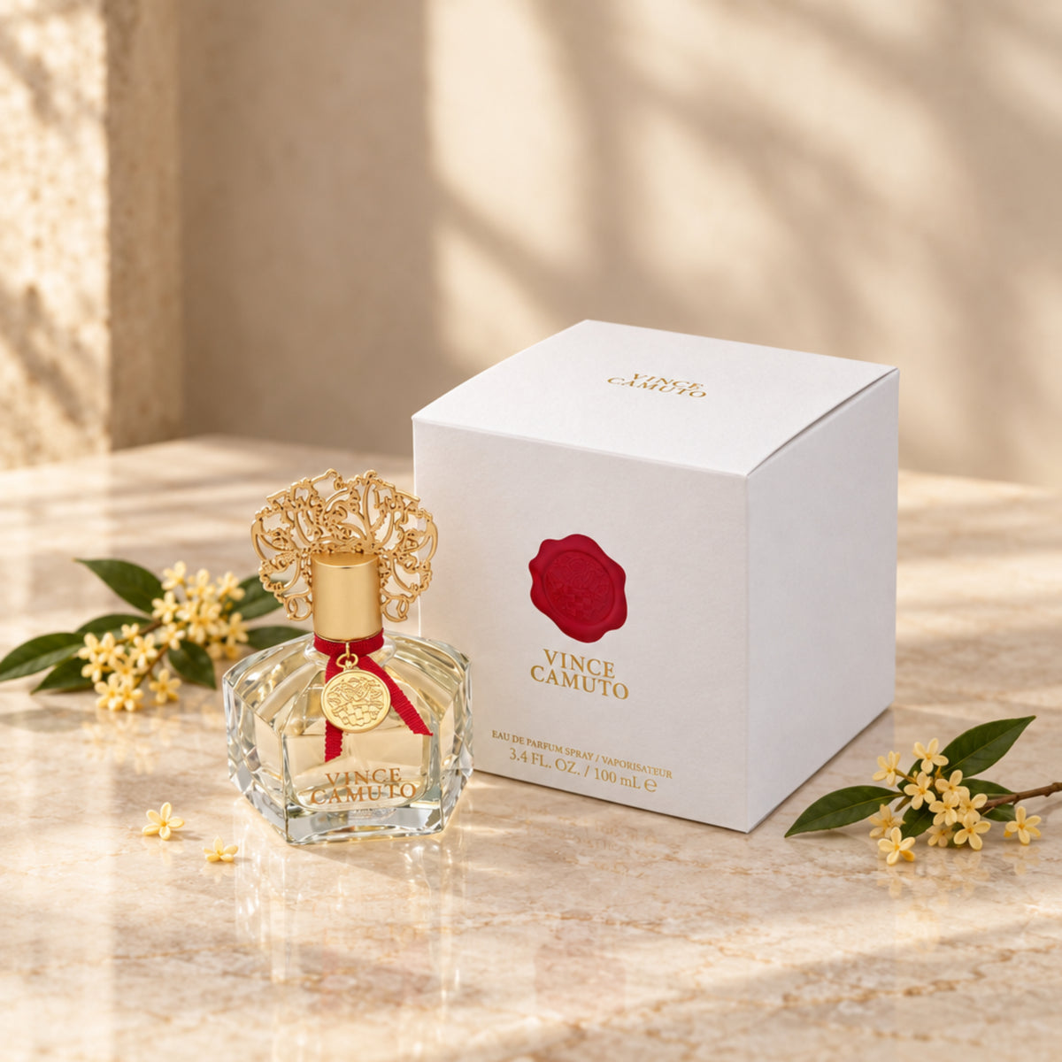 VINCE CAMUTO 3.3 / 3.4 oz EDP Perfume Spray for Women NEW IN BOX 608940546543