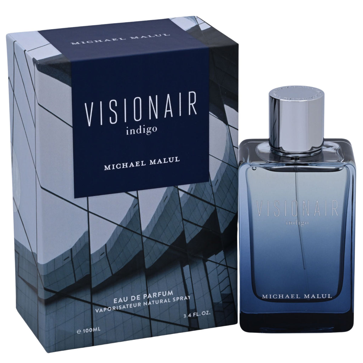 Visionair Indigo by Michael Malul cologne for men EDP 3.3 / 3.4 oz New in Box 850067815235