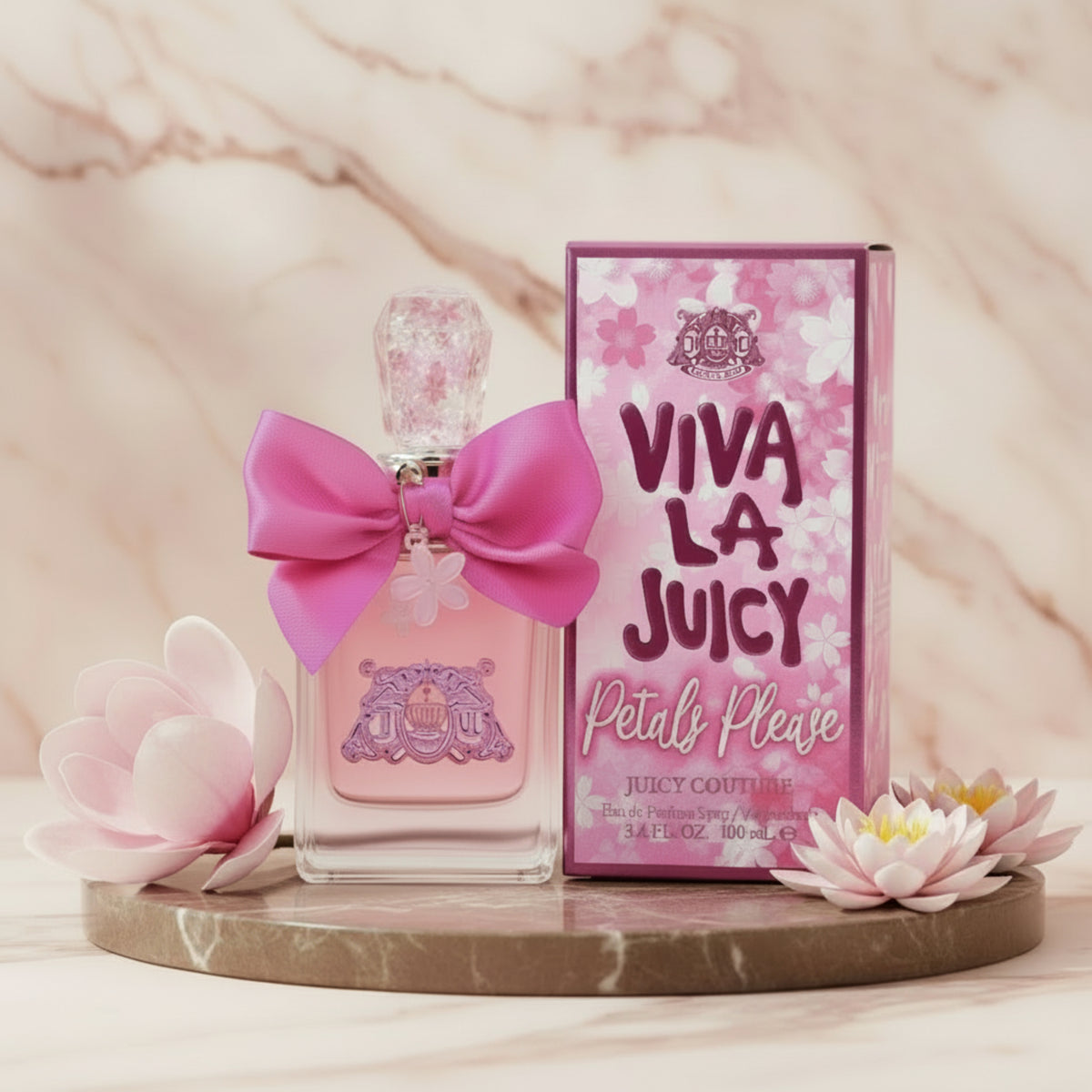 Viva La Juicy Petals Please by Juicy Couture for her EDP 3.3 / 3.4 oz New in Box 719346260053