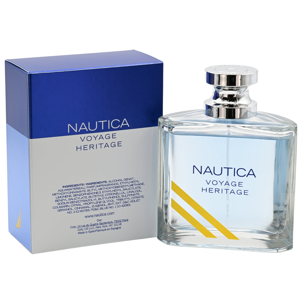 Voyage Heritage by Nautica cologne for men EDT 3.3 / 3.4 oz New In Box 3614224686833