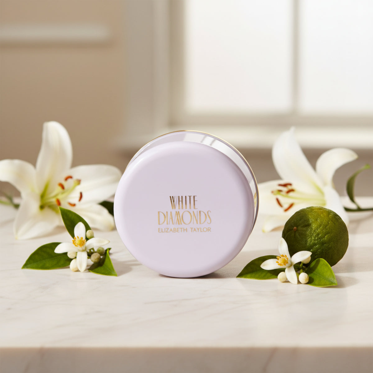 White Diamonds by Elizabeth Taylor Body Radiance perfumed Body Powder 2.6 oz 716393041772