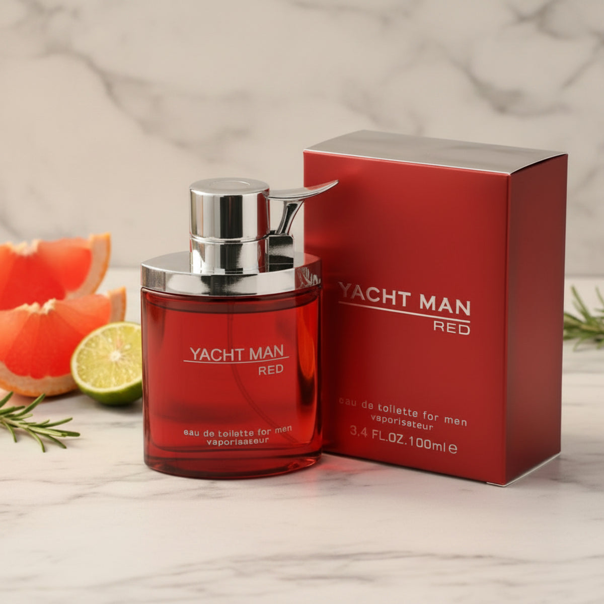 YACHT MAN RED by Myrurgia cologne EDT 3.3 / 3.4 oz New in Box 849017003334