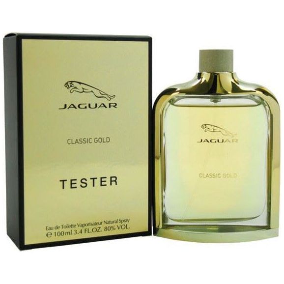 Jaguar Classic Gold by Jaguar Cologne 3.4 / 3.3 oz Men edt NEW Tester