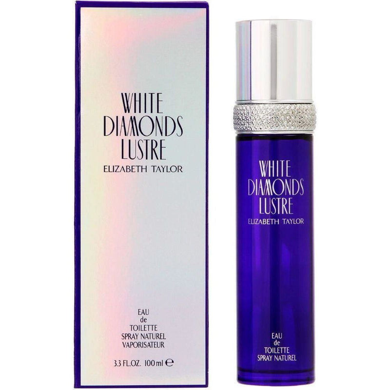 Elizabeth Arden White Diamonds Lustre Elizabeth Taylor women 3.3 oz 3.4 edt perfume NEW IN BOX at $ 16.61