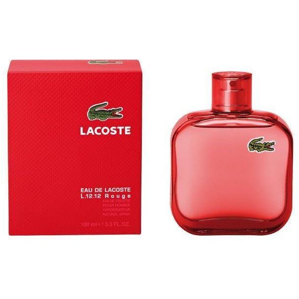 Lacoste Eau de LACOSTE ROUGE L.12.12 3.4 / 3.3 oz edt Cologne for men NEW IN BOX at $ 26.87