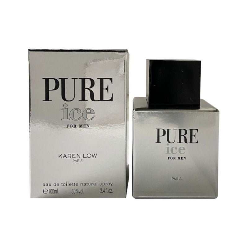 Pure Ice by Karen Low cologne for men EDT 3.3 / 3.4 oz New In Box