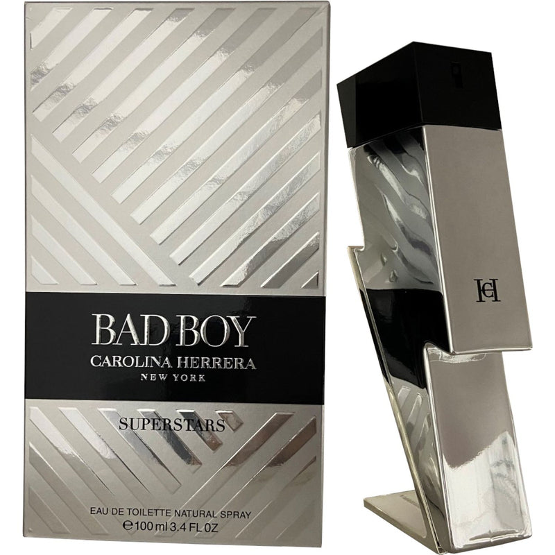 Bad Boy Superstars by Carolina Herrera for men EDT 3.3 / 3.4 oz New in Box