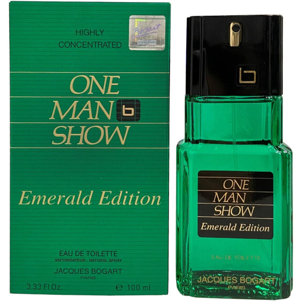 One Man Show Emerald Edition by Jacques Bogart cologne EDT 3.33 oz New in Box