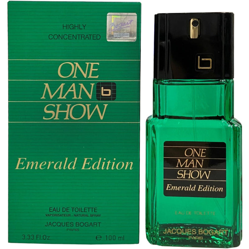 One Man Show Emerald Edition by Jacques Bogart cologne EDT 3.33 oz New in Box