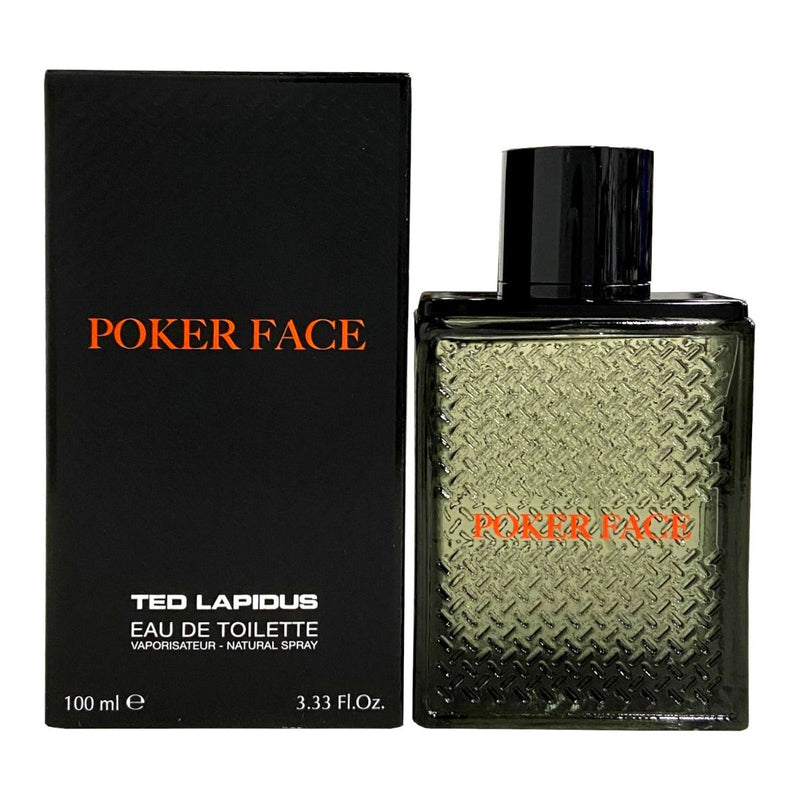 Poker Face by Ted Lapidus cologne for men EDT 3.3 / 3.4 oz New in Box