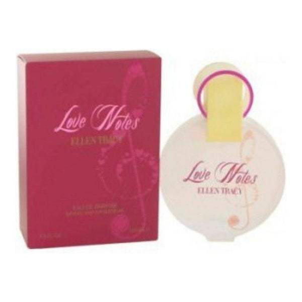 ELLEN TRACY LOVE NOTES 3.4 oz edp Women's Perfume New in Retail Box