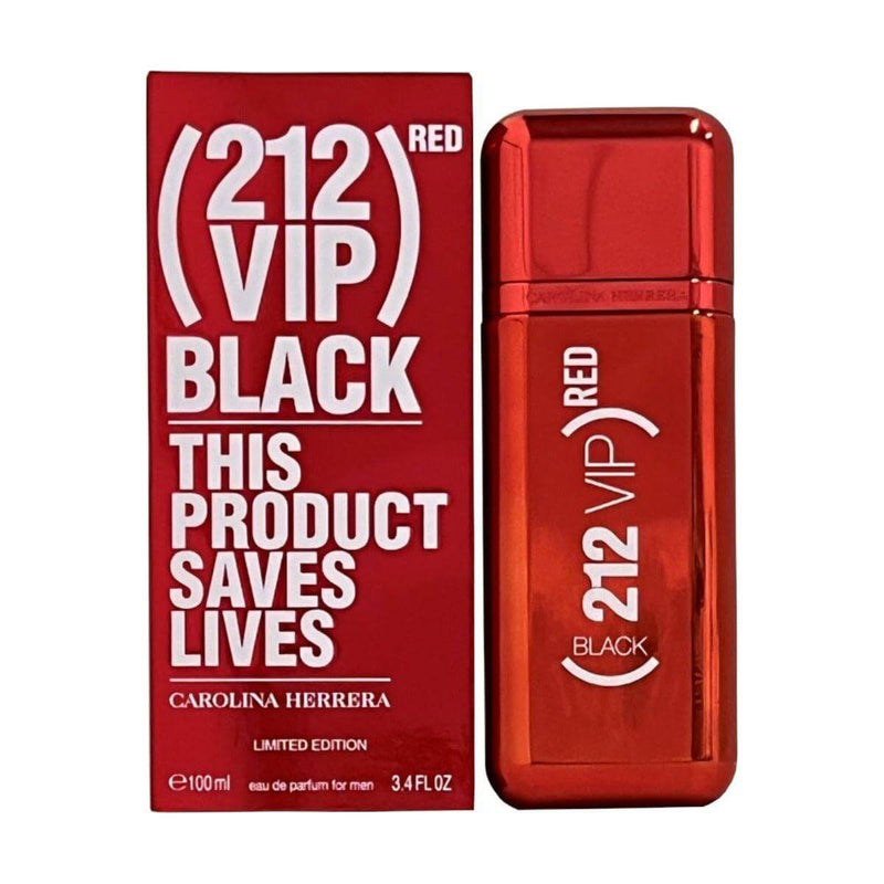 212 Vip Black Red Edition by Carolina Herrera men EDP 3.3 3.4 oz N