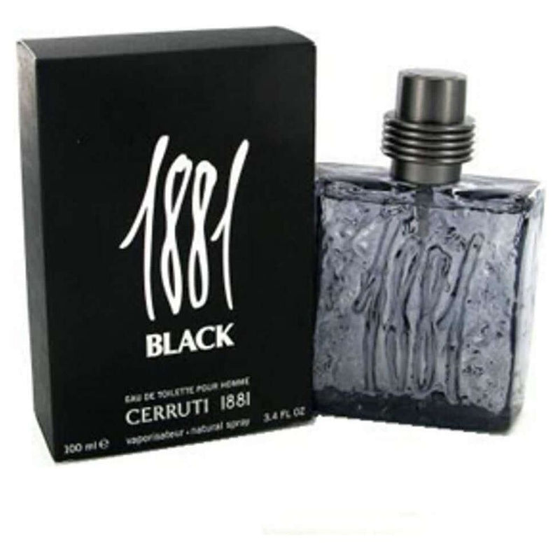 Cerruti 1881 BLACK by Nino Cerruti 3.4 oz Men edt Cologne Spray 3.3 New in Box at $ 22.24