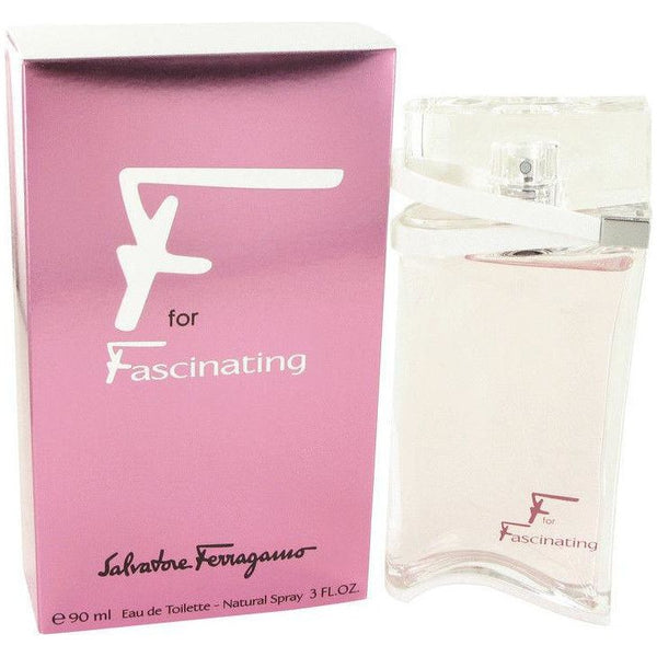 F for FASCINATING by Salvatore Ferragamo for women 3.0 oz edt New in Box - 3.0 oz / 90 ml