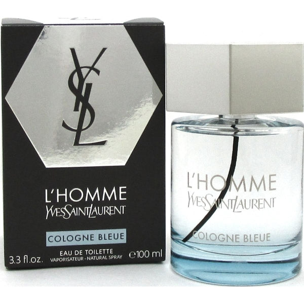 L'homme Cologne Bleue by Yves Saint Laurent for Men EDT 3.3 / 3.4 oz New In Box