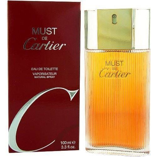 Cartier MUST de CARTIER 3.3 / 3.4 oz EDT Women spray NEW IN BOX at $ 39.78