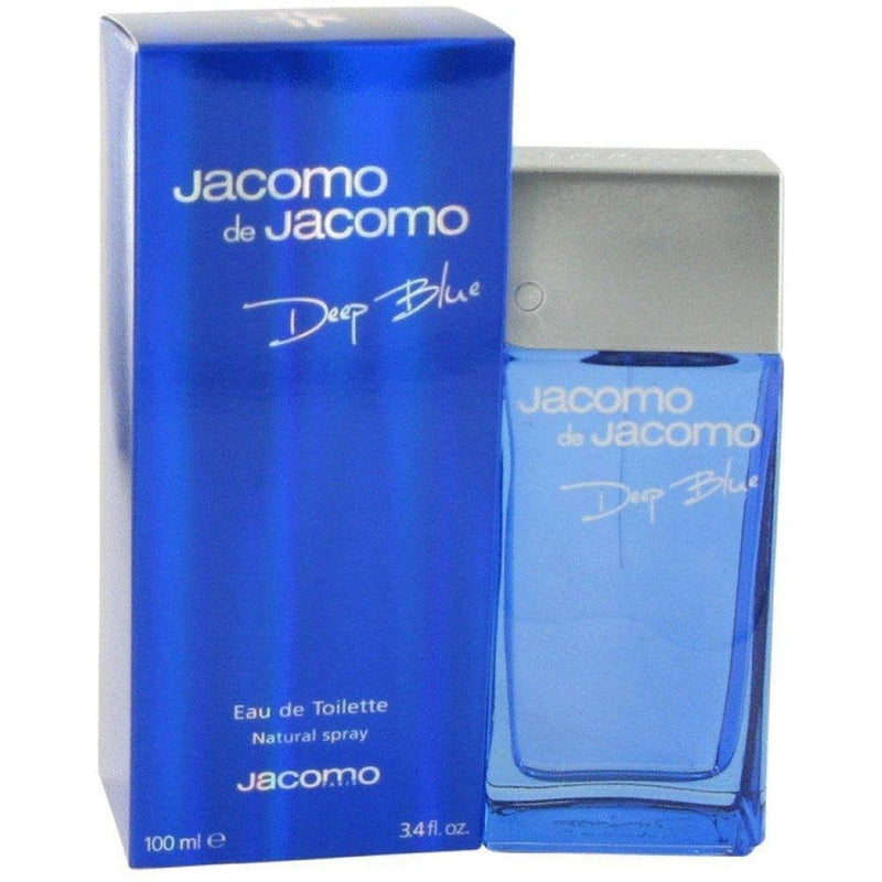 Jacomo JACOMO de JACOMO DEEP BLUE by Jacomo cologne for Men EDT 3.3 / 3.4 oz New In Box at $ 15.48