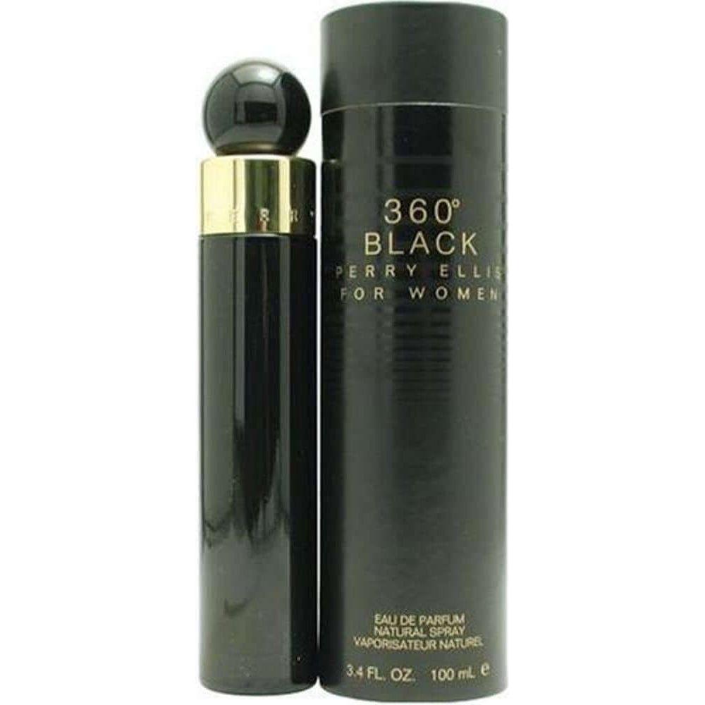 360 BLACK for for Women by Perry Ellis Perfume 3.4 oz New in Box 608940522530