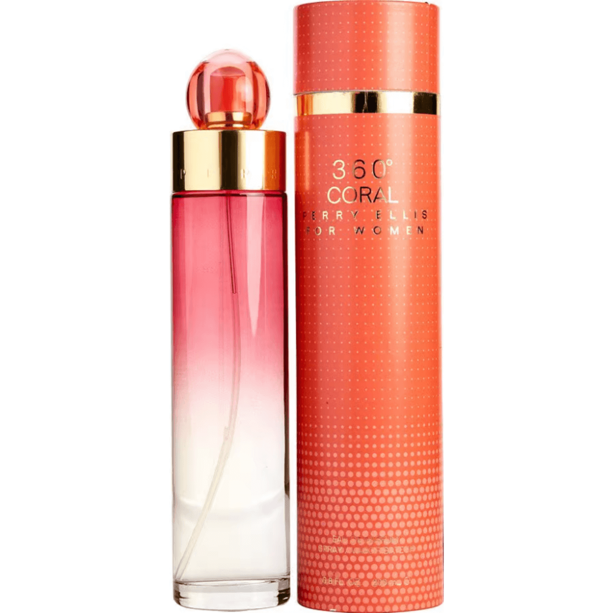 360 Coral by Perry Ellis perfume for women EDP 6.8 oz New in Box 844061010598