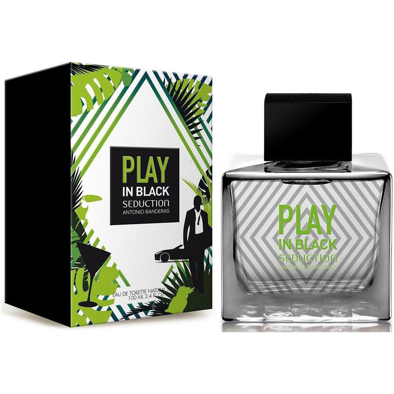 Antonio Banderas Play In Black Seduction by Antonio Banderas cologne EDT 3.3 / 3.4 oz New in Box at $ 22.81