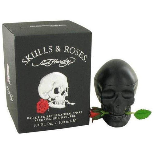 Christian Audigier Ed Hardy SKULLS AND ROSES by Christian Audigier 3.4 oz EDT For Men New In Box at $ 25.23