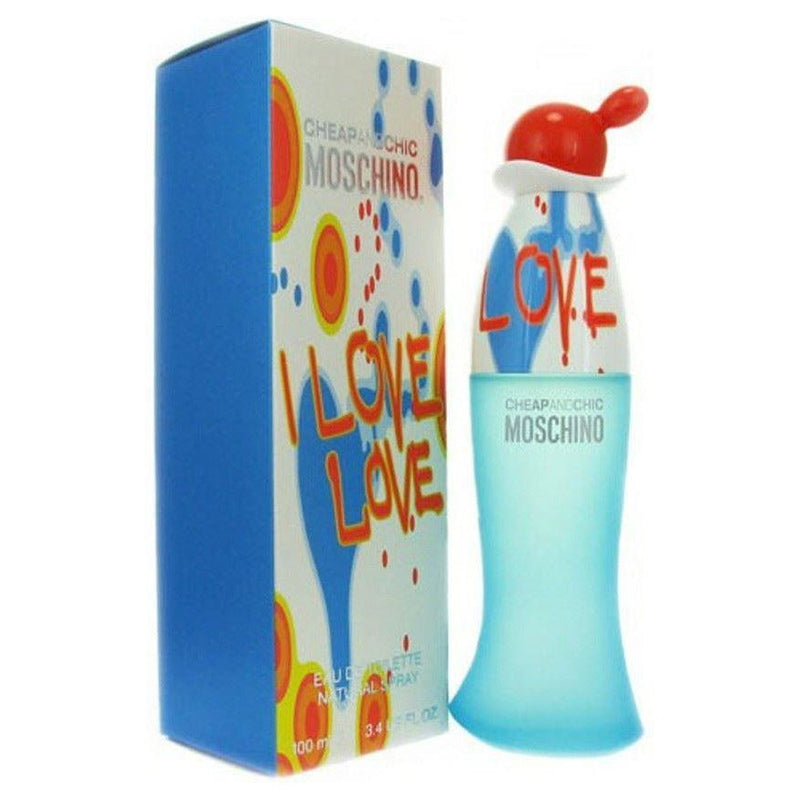Moschino I Love Love Perfume by Moschino 3.4 oz edt for Women New in Box Sealed at $ 31.05