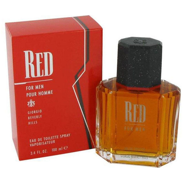 RED by Giorgio Beverly Hills 3.3 / 3.4 oz EDT For Men New in BOX