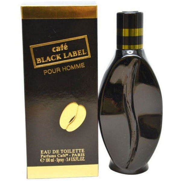 CAFE BLACK LABEL POUR HOMME by Cofinluxe for men Cologne 3.3 / 3.4 oz edt Spray NEW IN BOX