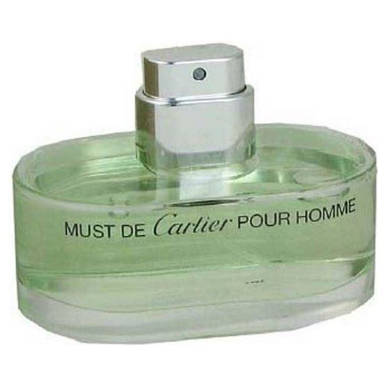 Cartier MUST POUR HOMME by CARTIER for Men 3.3 oz / 3.4 oz Cologne edt NEW unboxed no cap at $ 47.99