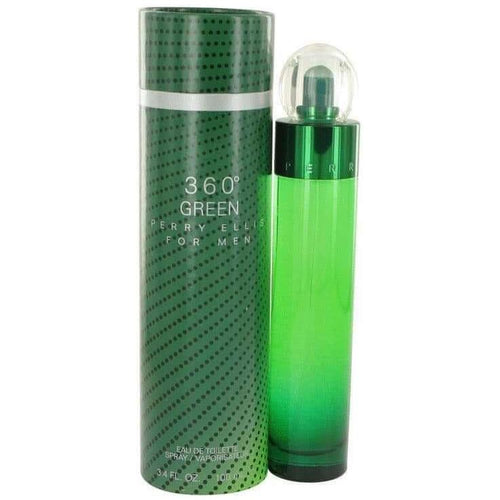 Perry Ellis 360 GREEN Men Perry Ellis 3.3 / 3.4 oz EDT Cologne for Men New In Box at $ 16.68