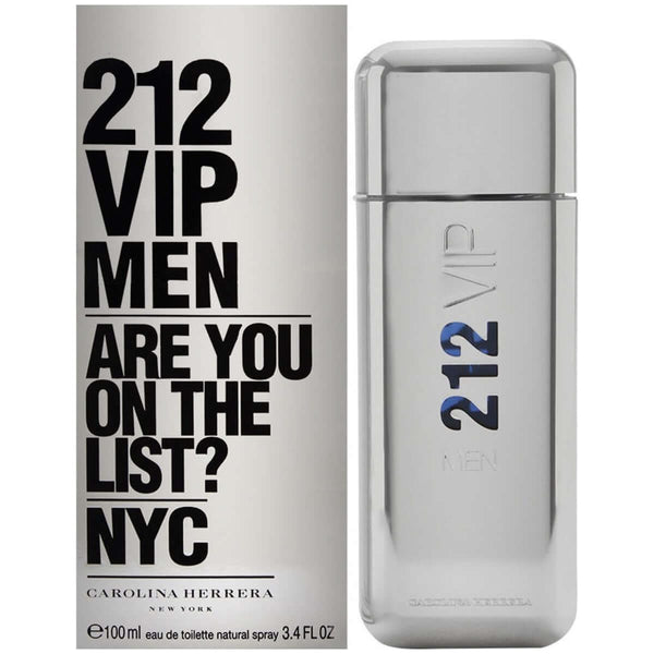 212 VIP MEN by Carolina Herrera Cologne for Men EDT 3.3 / 3.4 oz New In Box