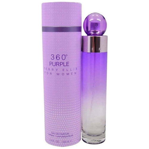 Perry Ellis 360 PURPLE Perry Ellis Women 3.4 oz 3.3 edp perfume spray NEW IN BOX at $ 22.13