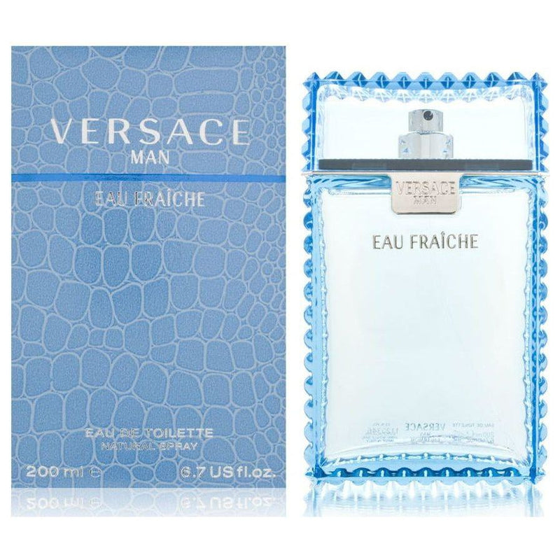 Gianni Versace VERSACE Man Eau Fraiche for Men 6.7 oz 6.8 cologne EDT Spray NEW IN BOX - 6.7 oz / 200 ml at $ 60.28