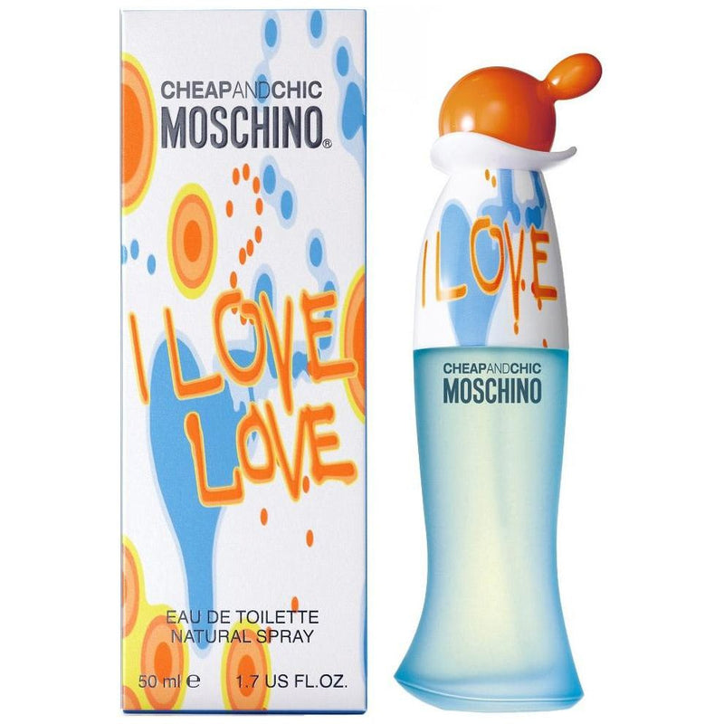 Moschino I Love Love Perfume by Moschino 1.7 oz edt for Women New in Box Sealed at $ 29.47