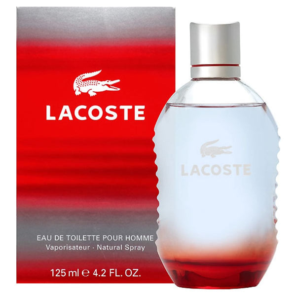 STYLE IN PLAY by LACOSTE RED Cologne 4.2 oz men New in Box