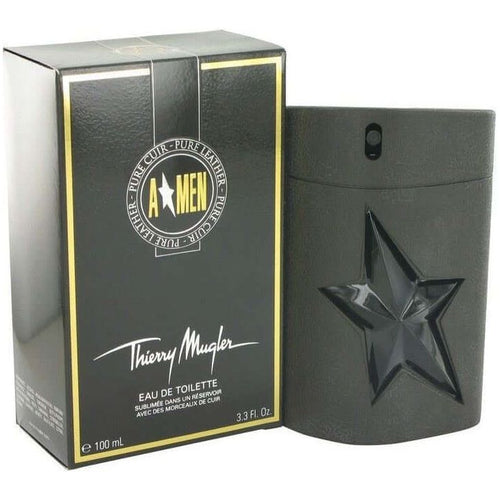 Thierry Mugler AMEN A*MEN ANGEL PURE LEATHER Thierry Mugler men 3.3 / 3.4 oz edt Cologne New in Box at $ 45.25