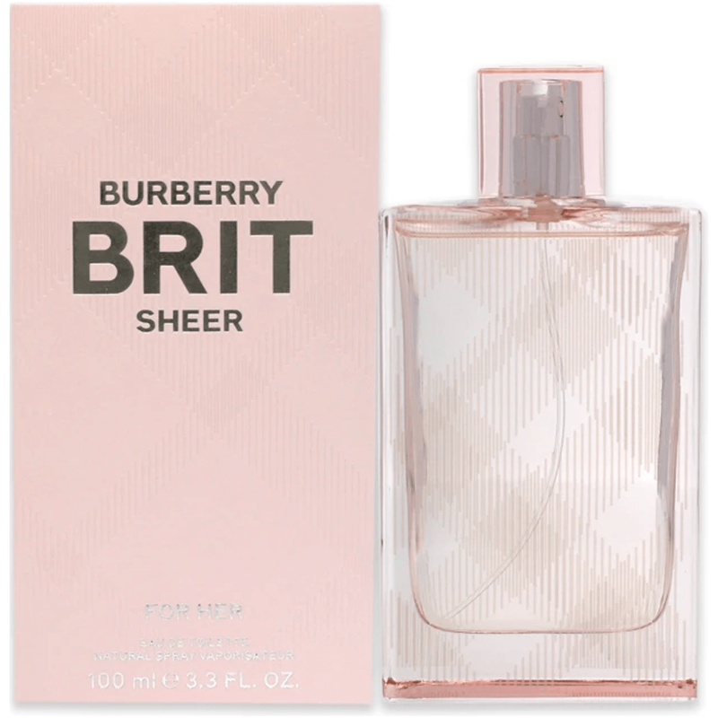 Burberry Brit Sheer by Burberry 3.3 / 3.4 oz EDT Perfume for Women New In Box at $ 31.14