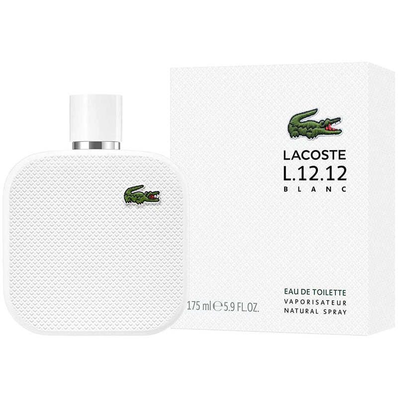 Lacoste L.12.12 Blanc by Lacoste cologne for men EDT 5.9 oz New in Box