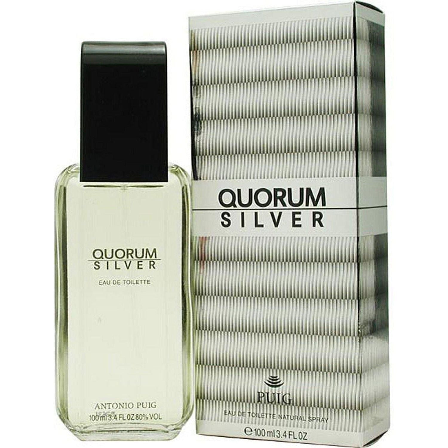 Quorum Silver by Antonio Puig 3.3 3.4 oz EDT Cologne for Men